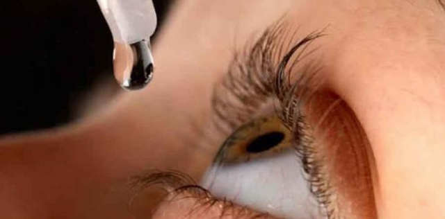 После операции катаракты - глазные капли 